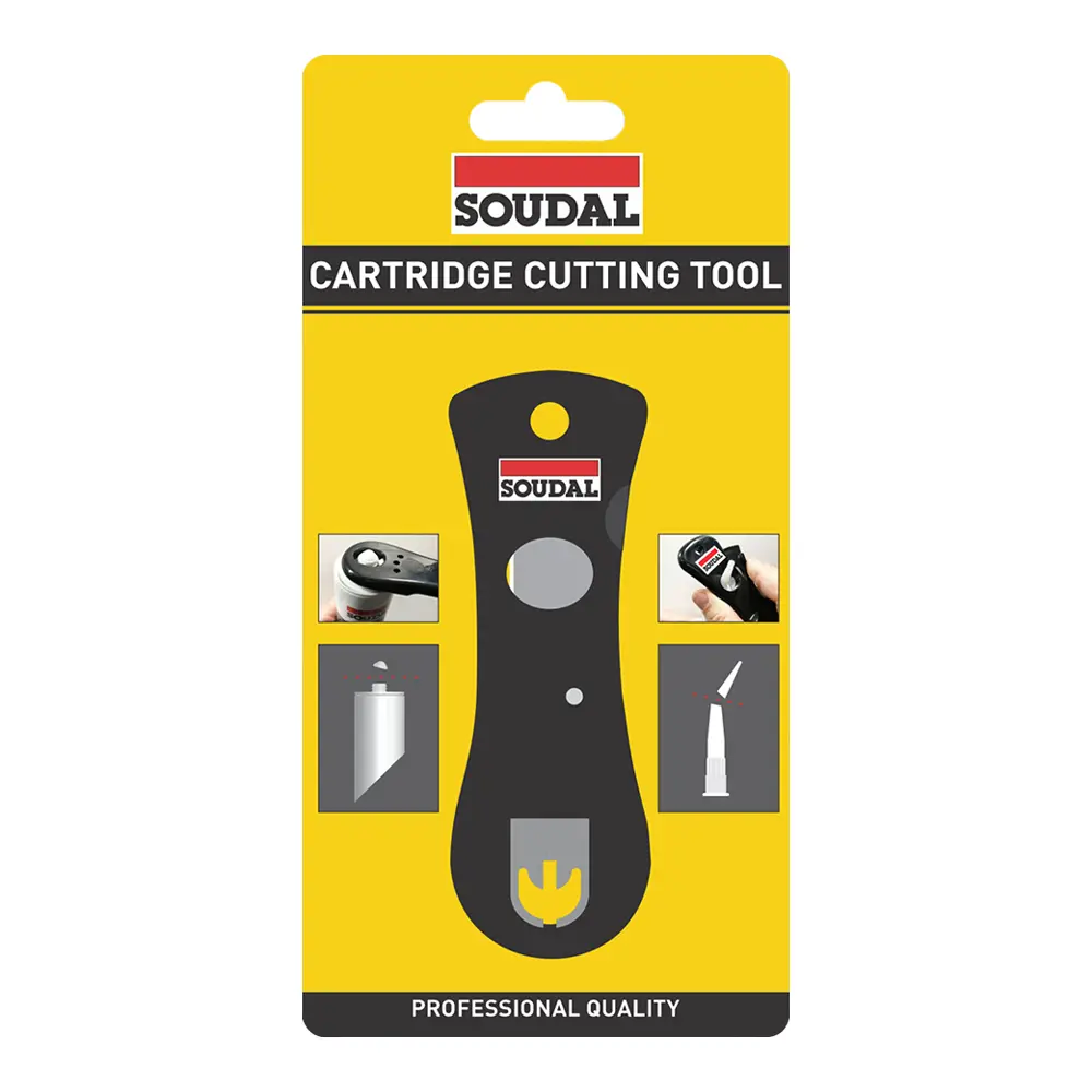 Soudal Safety Cartridge Cutting Tool Nozzle Cutter & Opener 1
