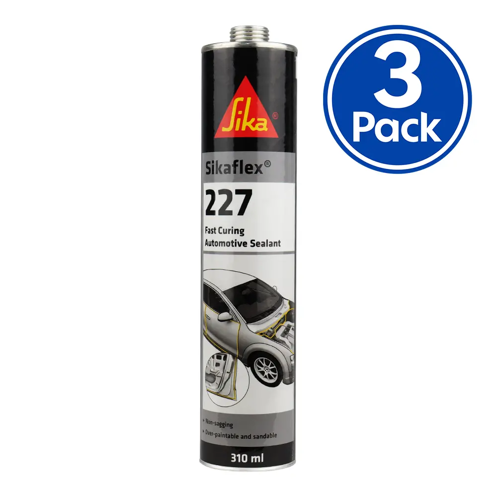 Sika Sikaflex 227 Automotive Seam Sealer 310Ml Black Adhesive Professional Use X3 1