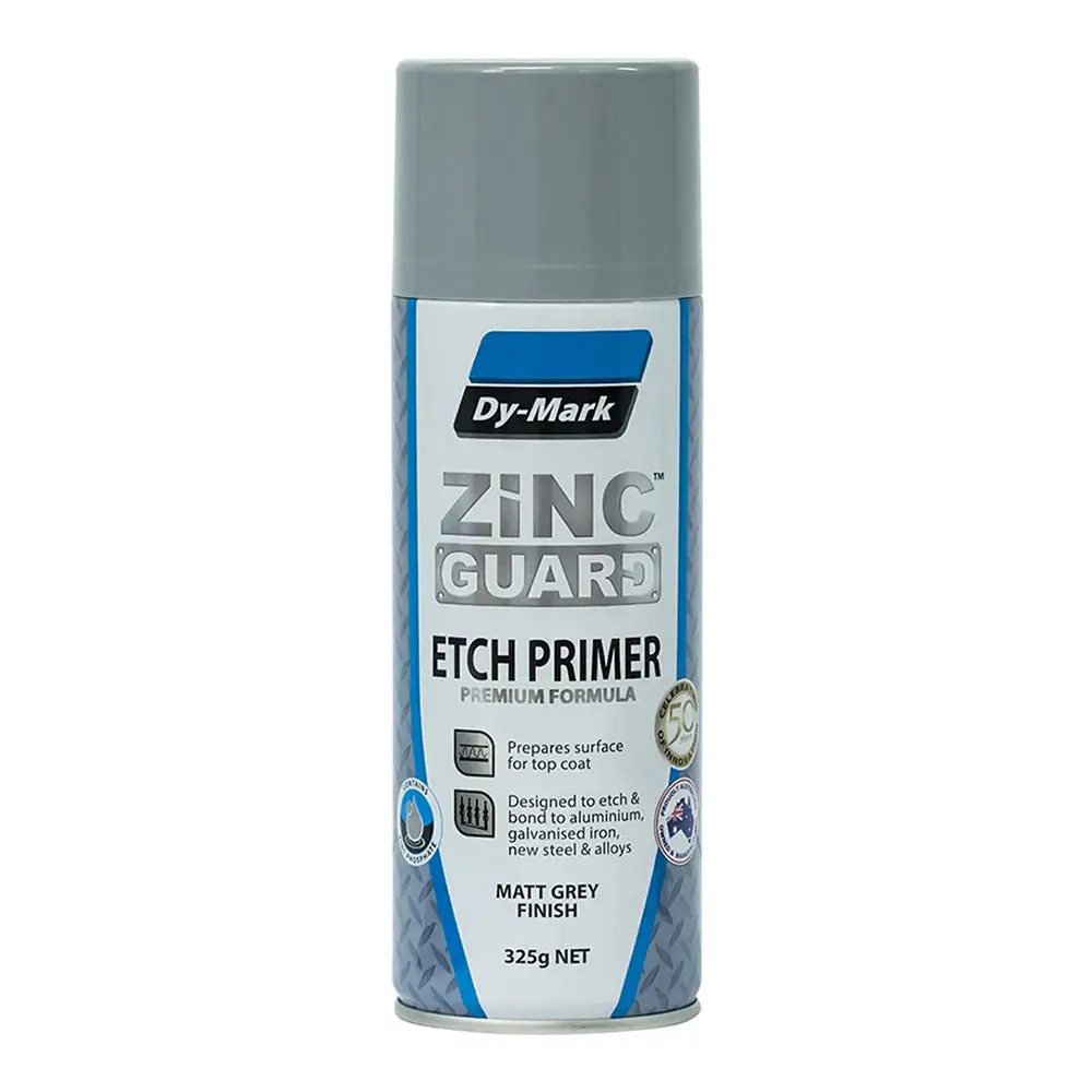 Dy-Mark Zinc Guard Etch Primer 325G Grey Spray Paint Aerosol 1