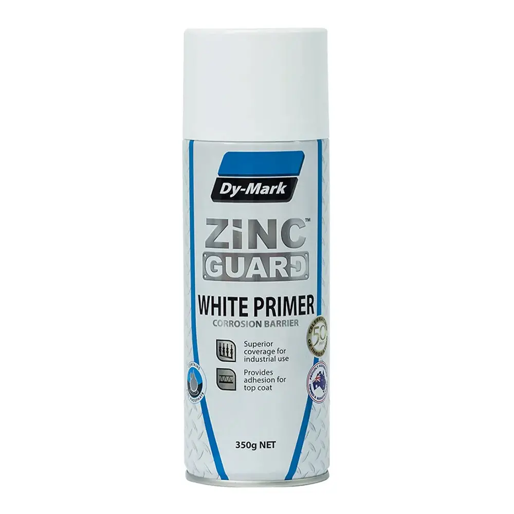 Dy-Mark Zinc Guard Primer 350G White Spray Paint Aerosol 1