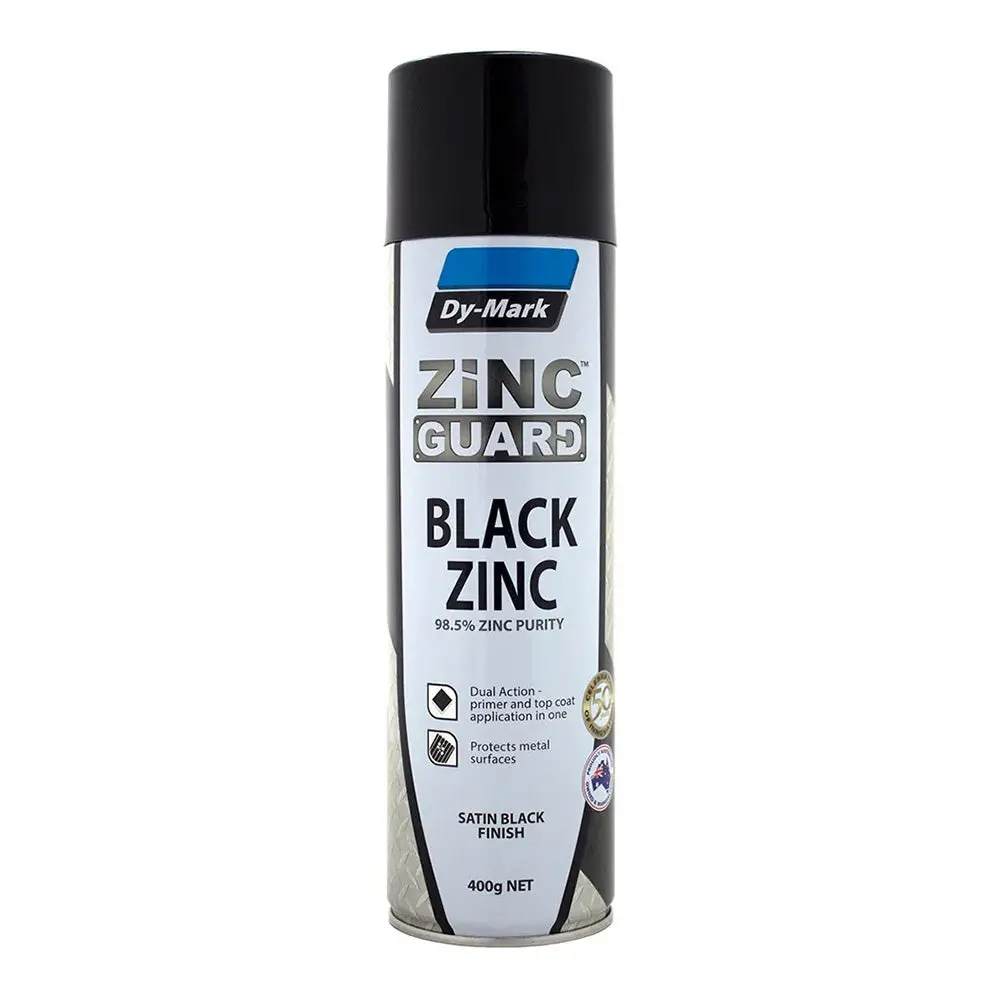 Dy-Mark Zinc Guard Black Zinc 400G Spray Paint Aerosol 1