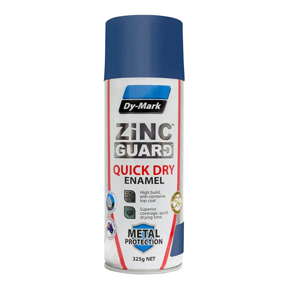 Dy-Mark Zinc Guard Quick Dry Enamel 325G Gloss Ocean Blue Spray Paint Aerosol 1