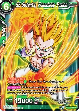 Ss Gotenks, Friendship Fusion (Bt11-080) [Vermilion Bloodline 2Nd Edition] 1