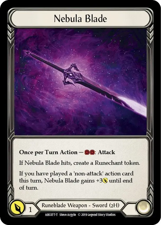 Nebula Blade // Viserai [Arc077 // Arc076] (Arcane Rising) 1