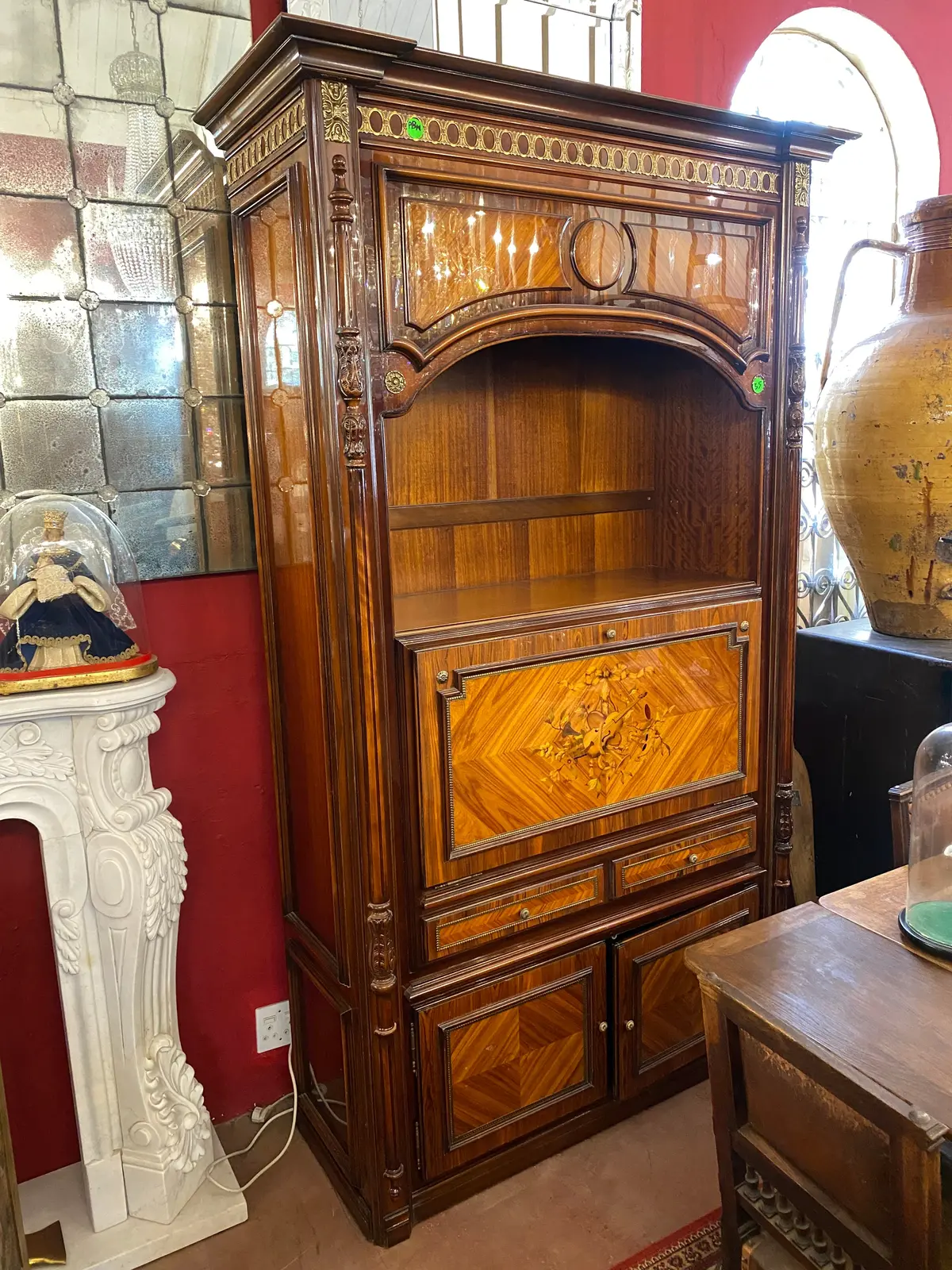 Exquisite Antique Display Cabinet - Sold 1