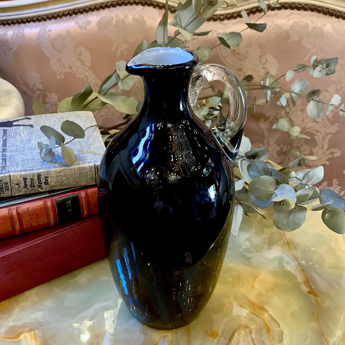 Stylish Black Murano Jug - Sold 1