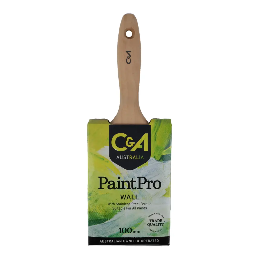 C&A Brushware Paintpro Wall Brush 100Mm Trade Industrial Commercial 1