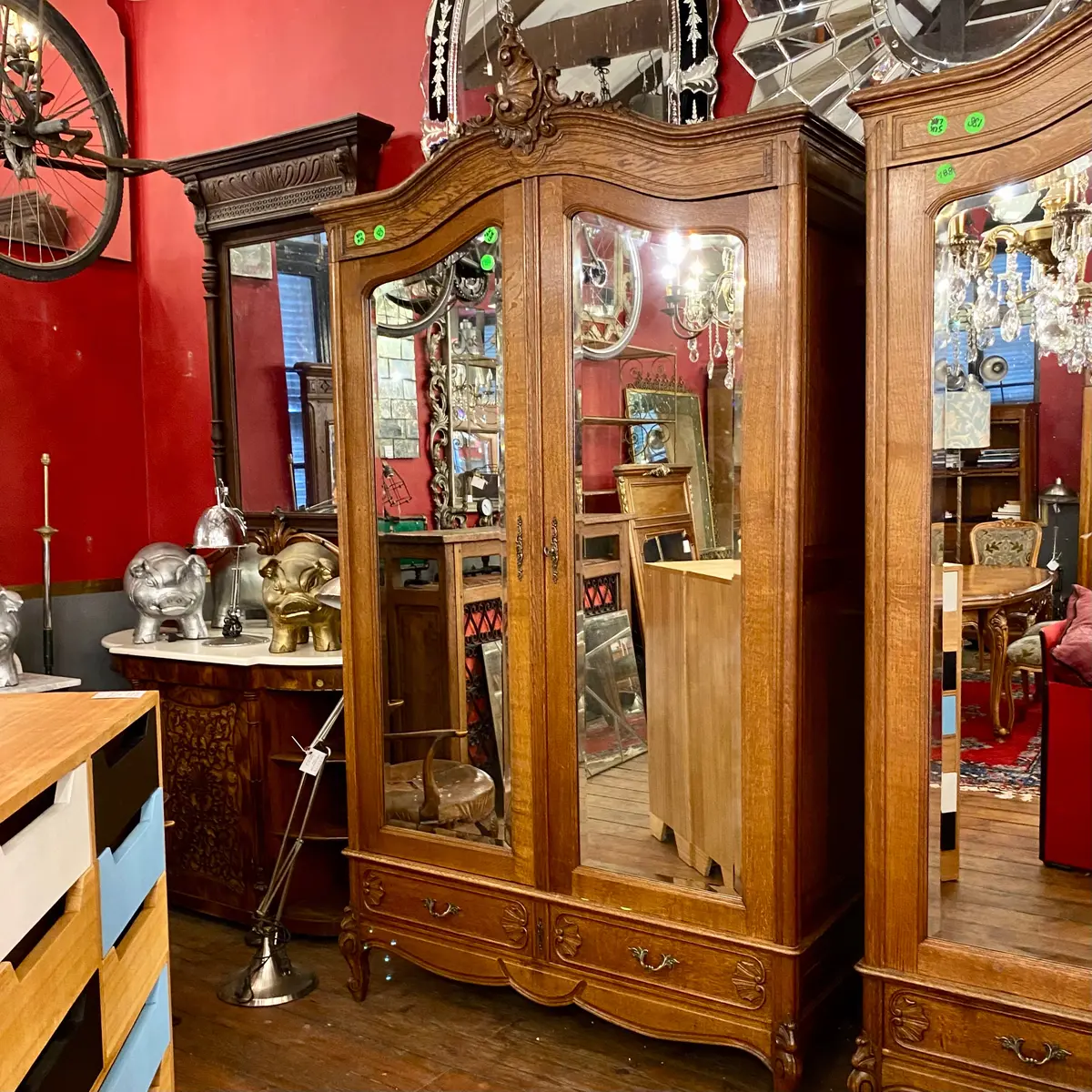 Antique French Oak Armoire - Sold 1