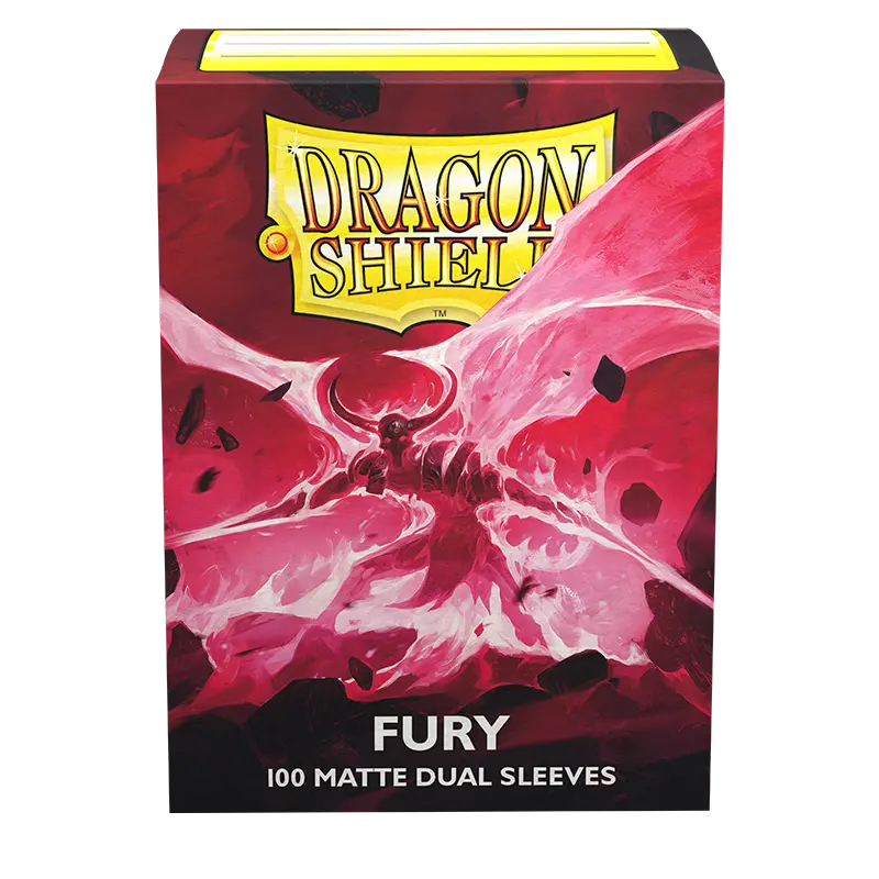 Dragon Shield: Standard 100Ct Sleeves - Fury (Dual Matte) 1