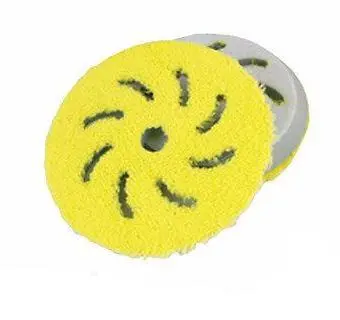 Rupes Yellow Bigfoot 170Mm Microfibre Buff Medium Pad Pk2 9.Bf170xm 1