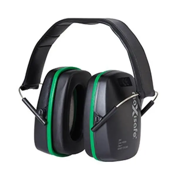 New Maxisafe 3007 Green 3007 Folding Earmuffs Class 4 1