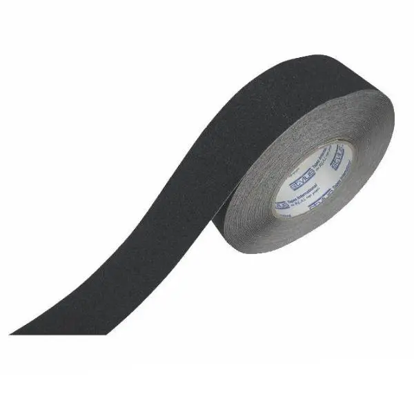 Stylus Anti-Slip Tread Adhesive Tape Black 50Mm X 18.2M Non-Skid Deck Walkway 1