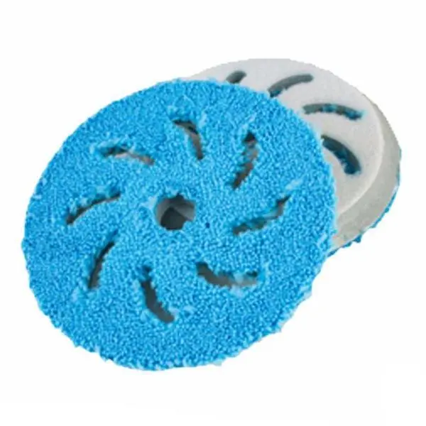 Rupes Blue Bigfoot Microfibre 170Mm Coarse Buff Medium Pad Pk2 9.Bf170xh 1