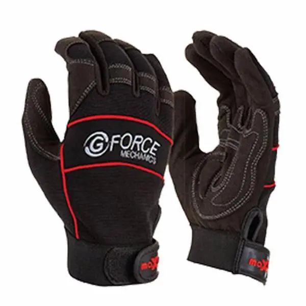 New Maxisafe G-Force Mechanics Synthetic Safety Gloves 1