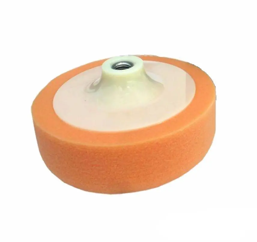 6'' Compound Cutting Foam Buff Head Pad With 14Mm Backing Plate Orange150mm 1