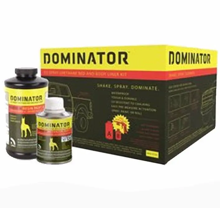 Usc Dominator Valspar Tintable Ute Ez-Spray Urethane Bed Body Tray Liner Kit 4E9 1