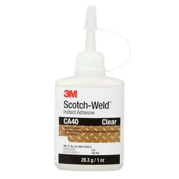 3M Scotch-Weld Instant Adhesive Ca40 Super Glue Clear Fast Setting Panel Bonding 1