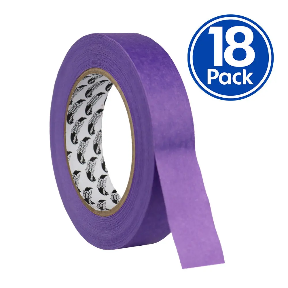 Wpg General Purpose Automotive Purple Masking Tape 24Mm X 50M X 18 Pack 1