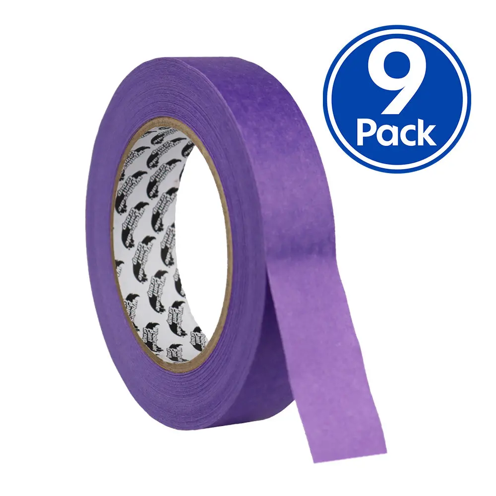 Wpg General Purpose Automotive Purple Masking Tape 24Mm X 50M X 9 Pack 1