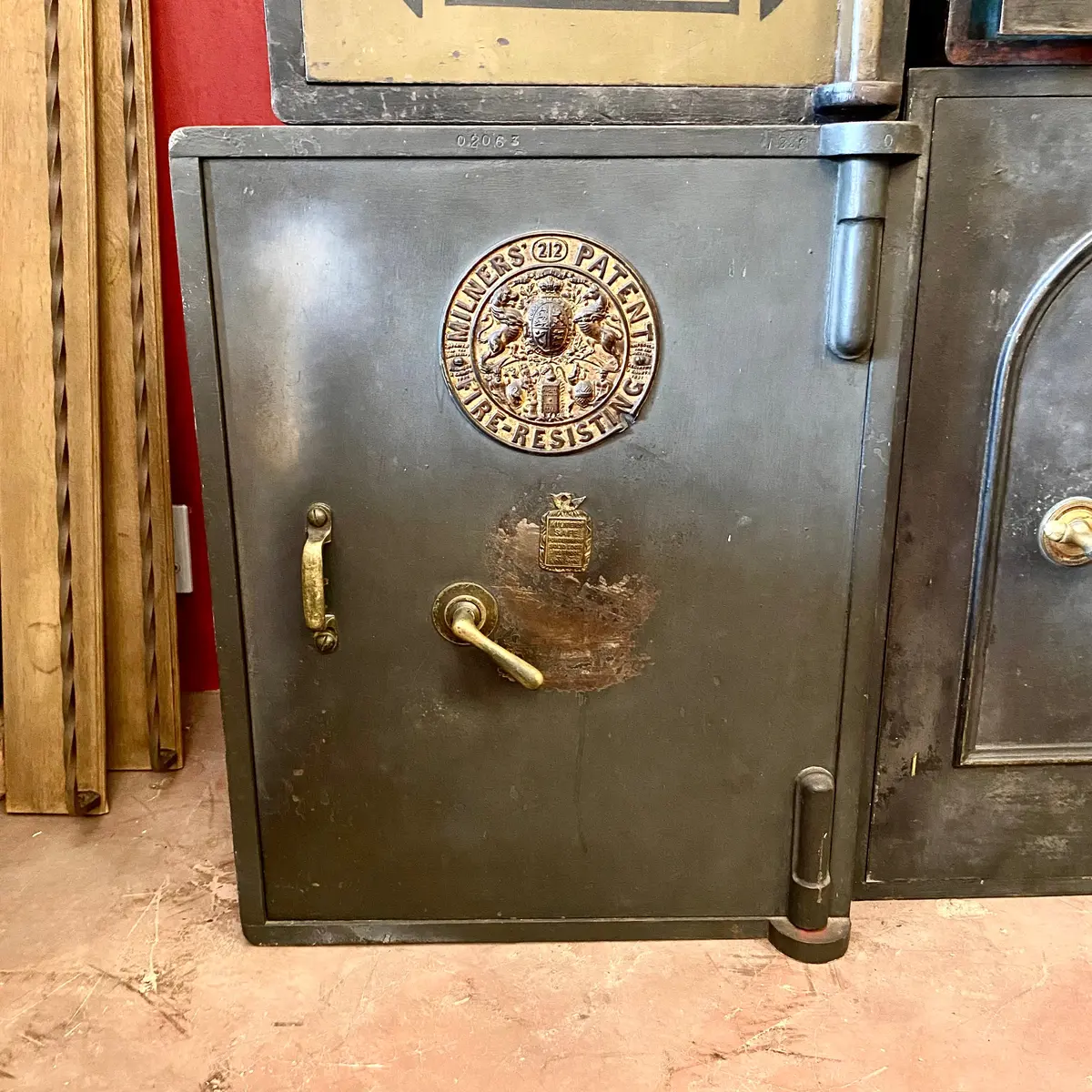 Antique "Milner Safe Fire Resisting" Safe 1