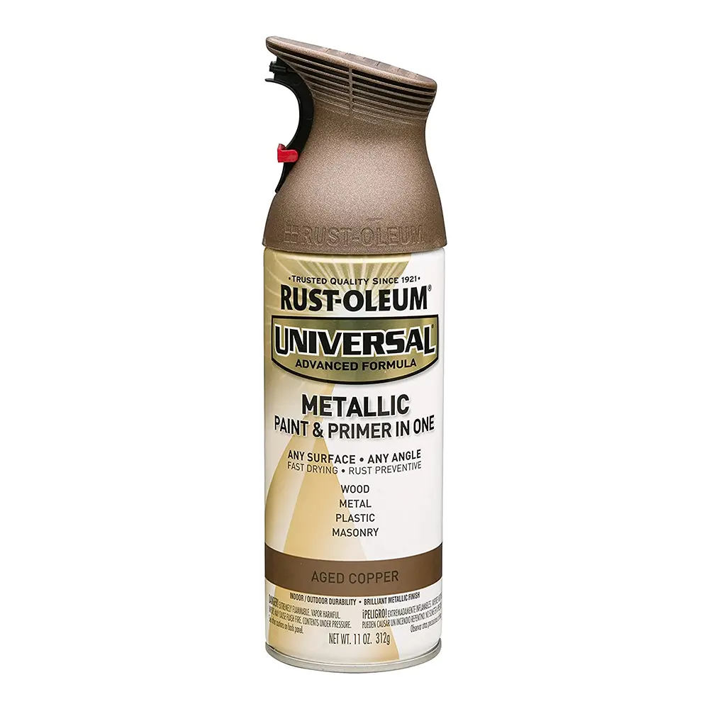 Rustoleum Universal Metallic Spray Paint & Primer 312G Aged Copper Aerosol 1