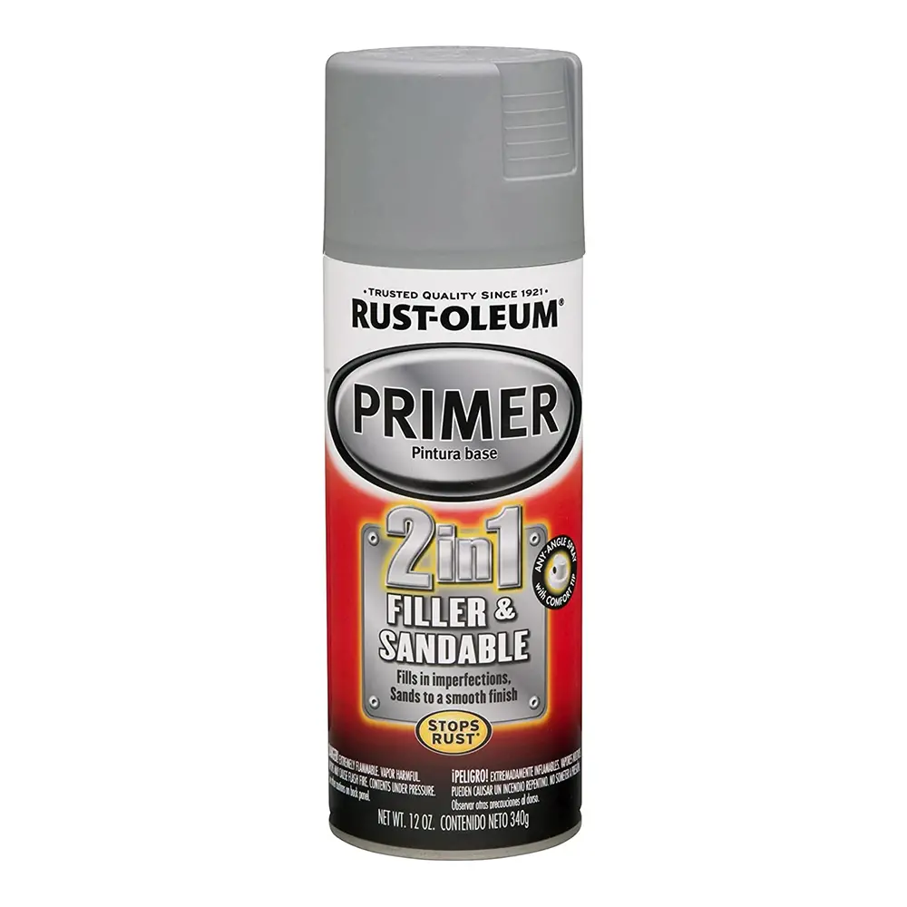 Rustoleum 2 In 1 Primer & Filler 340G Grey Automotive Sandable 1