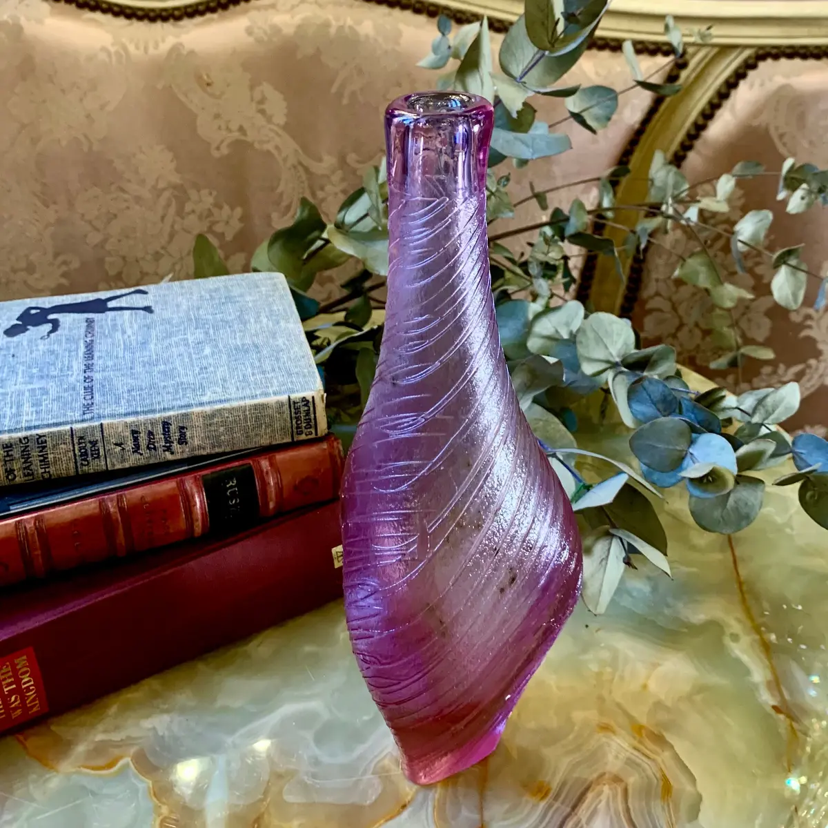 Stunning Textured Magenta Murano Vase - Sold 1