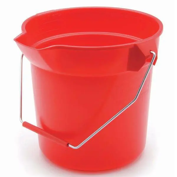 Utility Buckets, 14 Quart, Red 1
