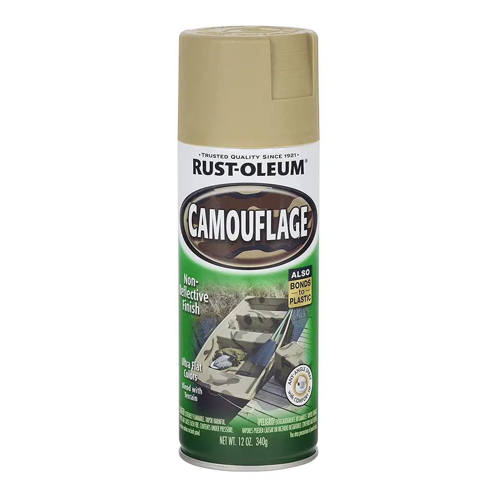 Rust-Oleum Camouflage Spray 340G Aerosol Ultra Flat Sand 1