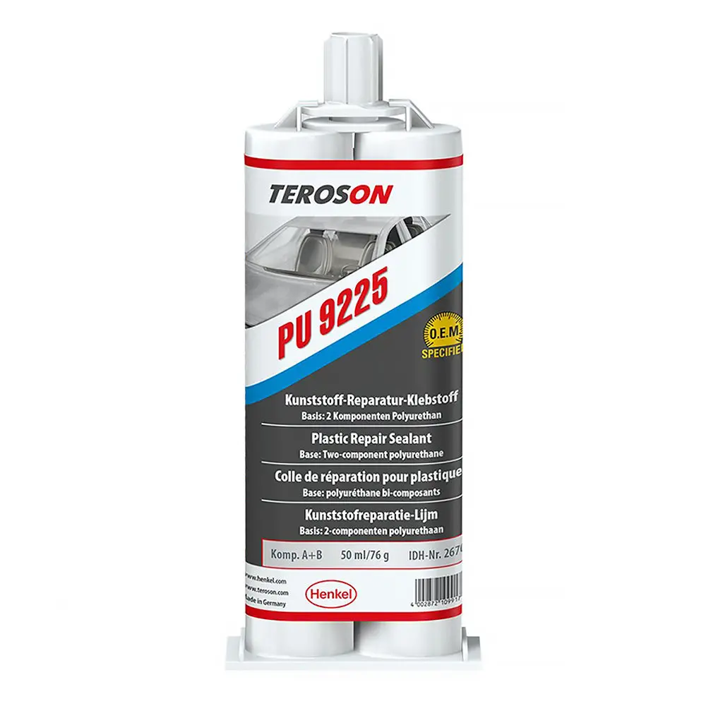 Teroson Pu 9225 2K Two-Part Fast Cure Plastic Repair Adhesive 50Ml 1