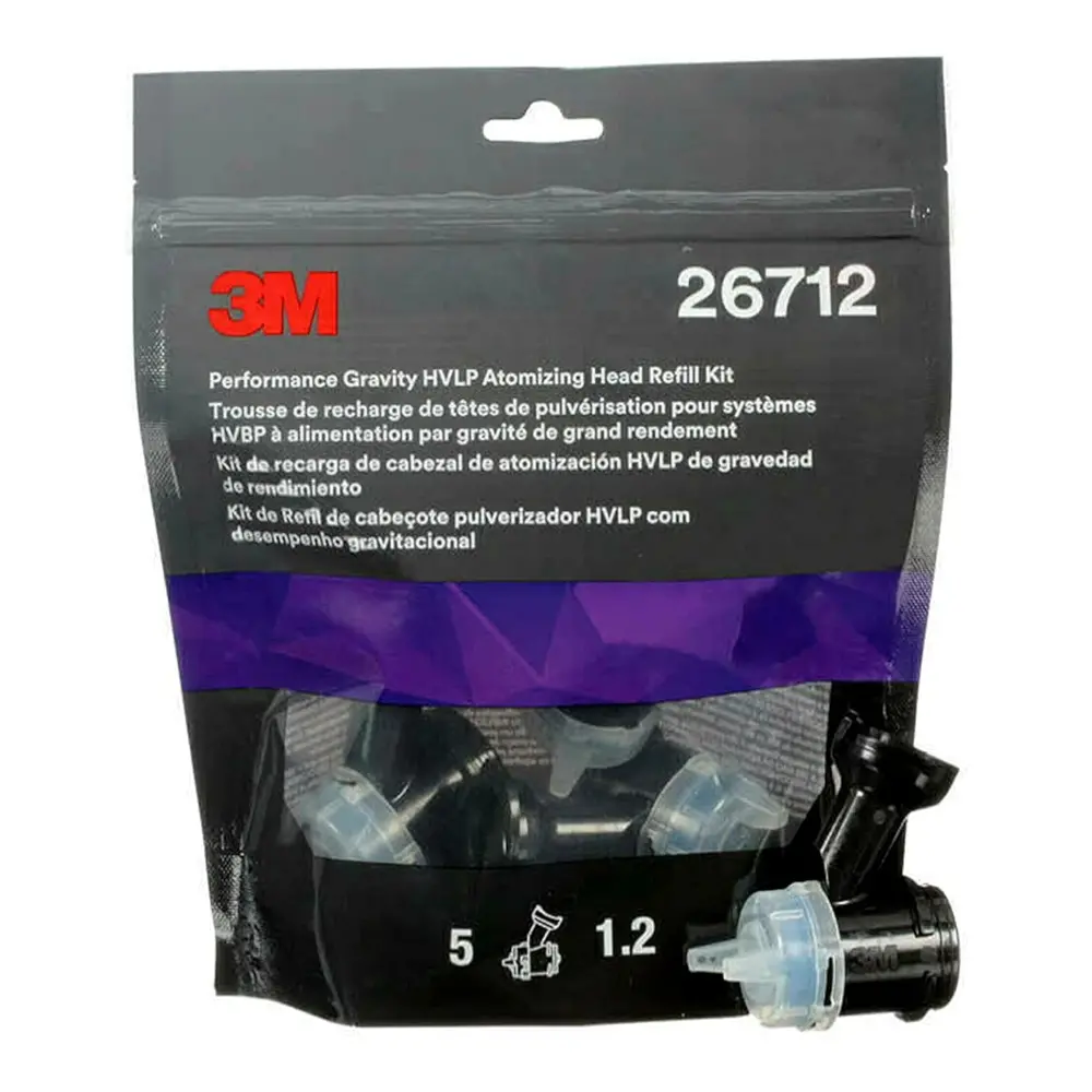 3M 26712 Perf Accuspray Atomizing Head Refill Kit 1.2Mm 5 Pack 1