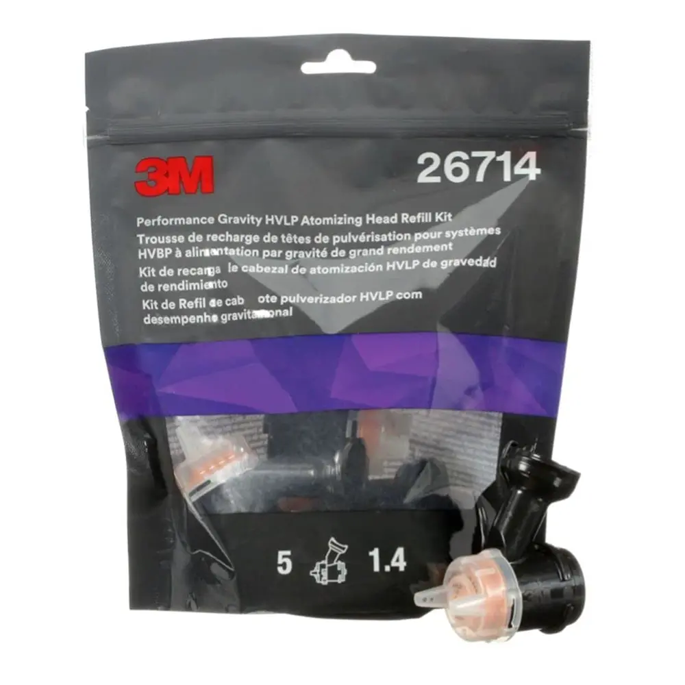 3M 26714 Perf Accuspray Atomizing Head Refill Kit 1.4Mm 5 Pack 1
