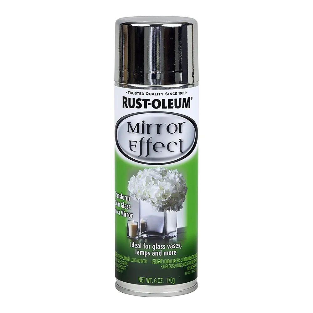 Rustoleum Specialty Mirror Effect Spray Paint 170G Silver Aerosol Cans 1
