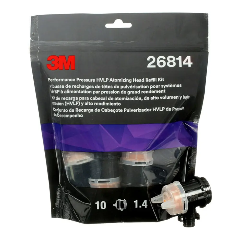 3M 26814 Perf Accuspray Atomizing Head Refill Kit 1.4Mm 10 Pack 1