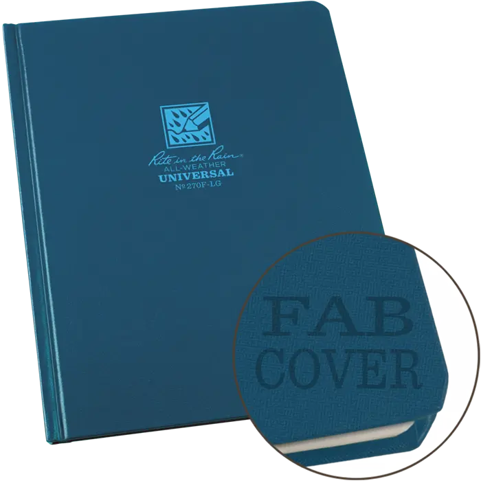 Rite-In-The-Rain - #270F-Lg Large Bound Book, Universal Pattern, Blue 1