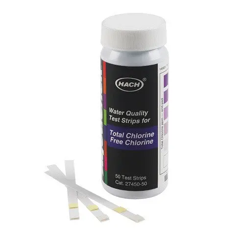 Chlorine Test Strips, Hach 1