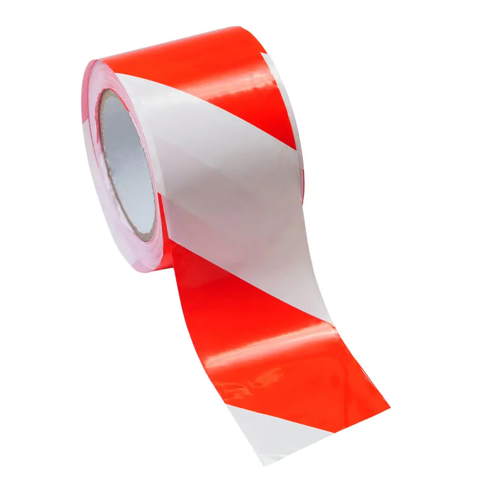 Stylus 2770 Red & White Barricade Tape 72Mm X 100M Roll Safety Marking 1