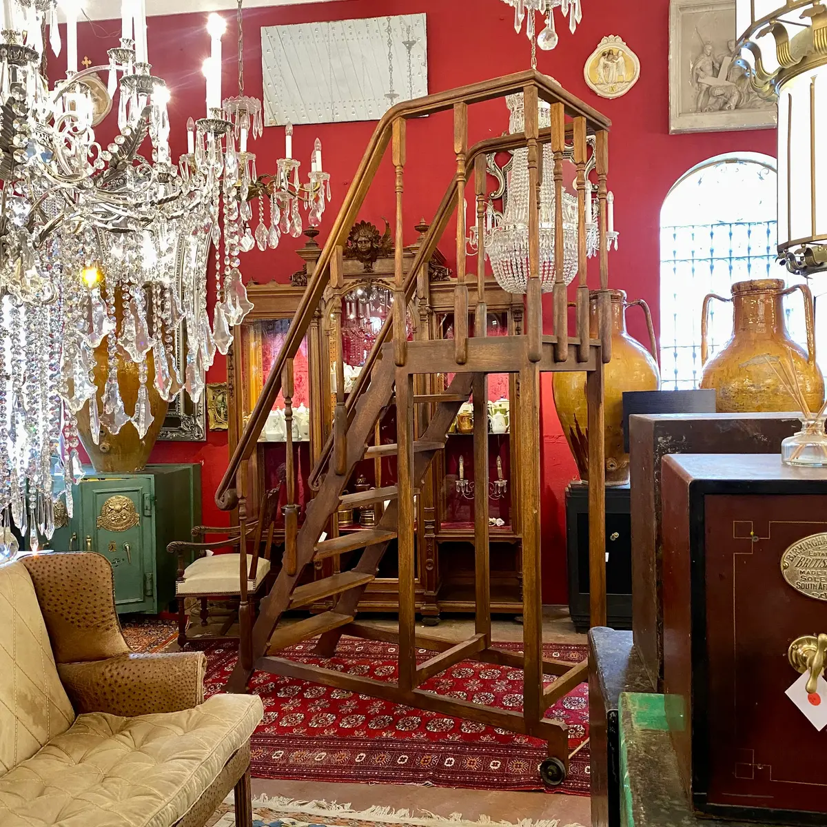Ott Large Wooden Staircase - Sold 1