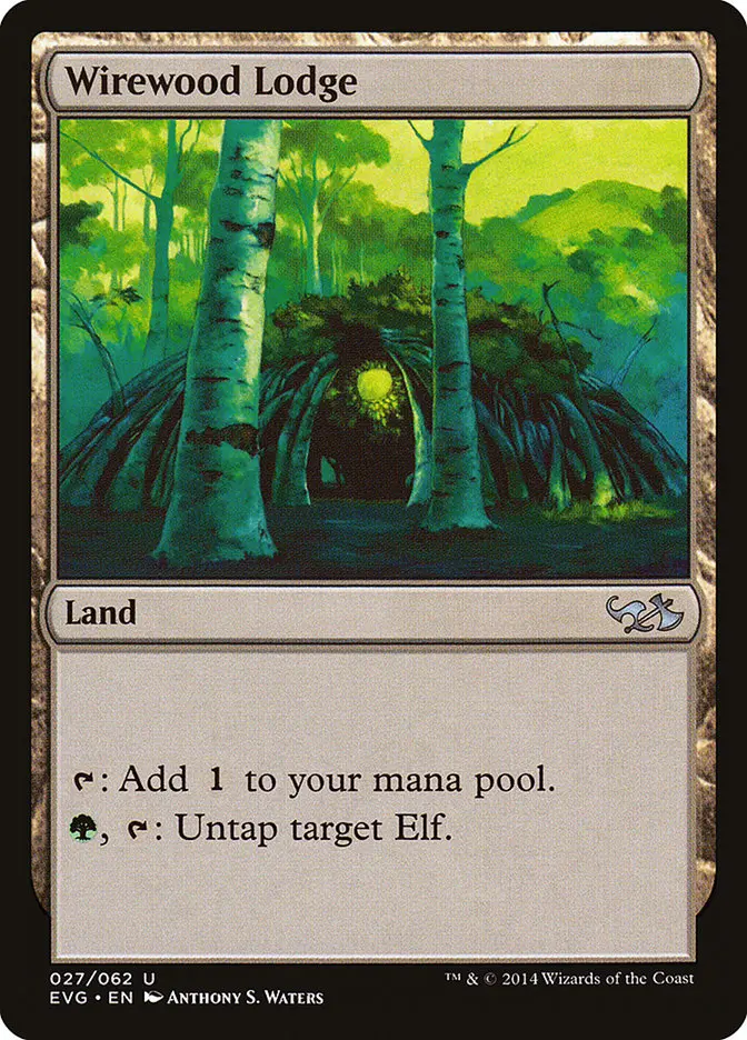 Wirewood Lodge (Elves Vs. Goblins) [Duel Decks Anthology] 1