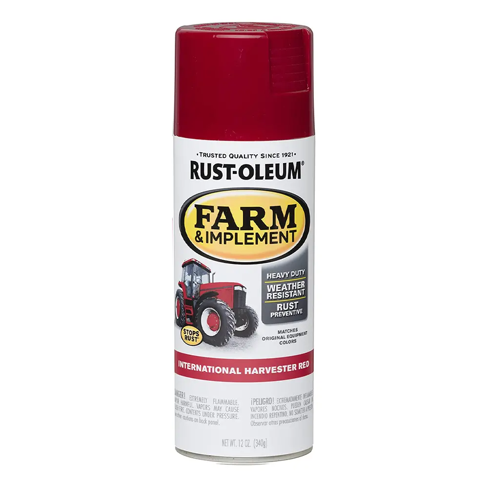 Rust-Oleum Farm Equipment International Harvester Red Spray Paint 340G 1