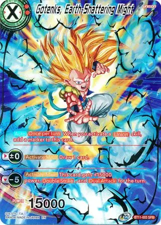 Gotenks, Earth-Shattering Might (Spr) (Bt11-003) [Vermilion Bloodline 2Nd Edition] 1
