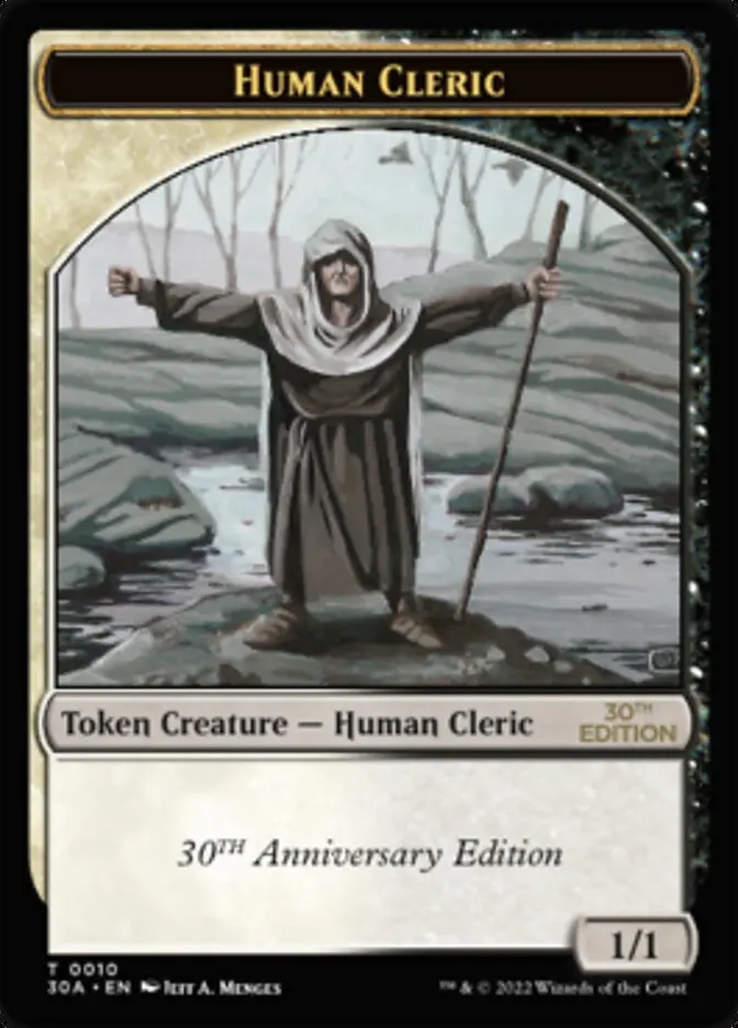 Human Cleric Token [30Th Anniversary Tokens] 1