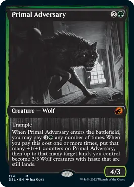 Primal Adversary [Innistrad: Double Feature] 1