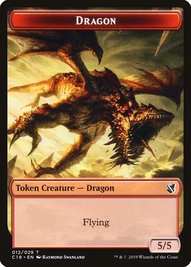 Dragon Token [Commander 2019 Tokens] 1