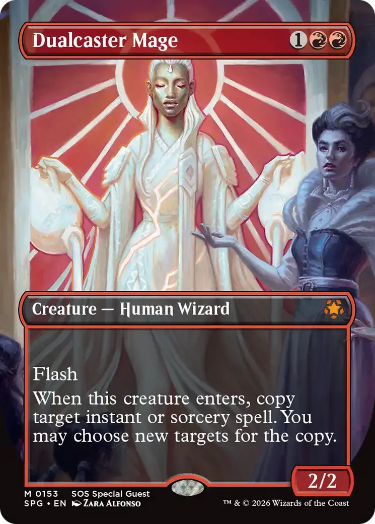 Dualcaster Mage (Borderless) [Secrets Of Strixhaven Special Guests] 1