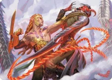 Tyvar's Stand Art Card [Phyrexia: All Will Be One Art Series] 1