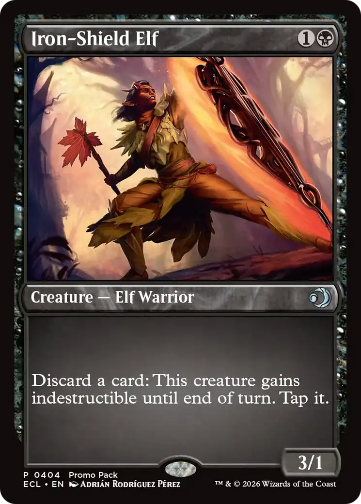 Iron-Shield Elf [Lorwyn Eclipsed Promos] 1