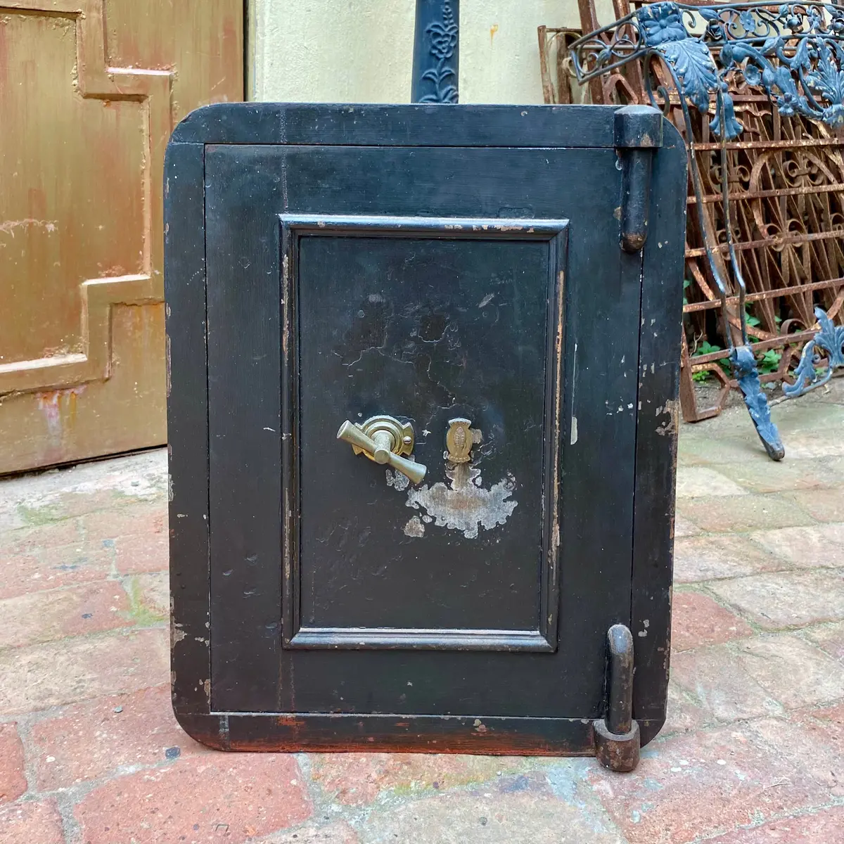 Small And Sweet Antique "Chubb" Safe 1