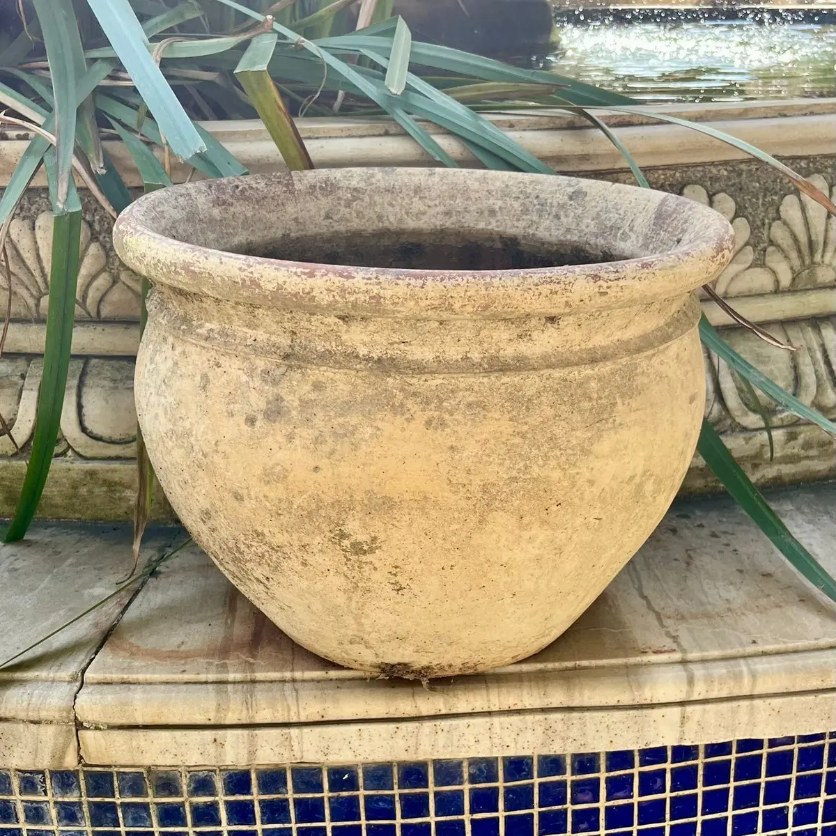 Weathered Ochre Terracotta Planter 1