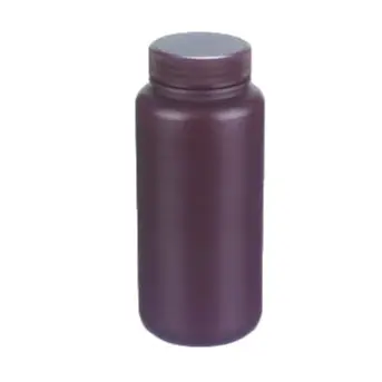 Bottles, Wide Mouth, Hdpe, Amber, 500 Ml 1